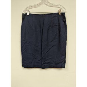 Forever 21 Womens Navy Blue Skirt Size Large L Pencil